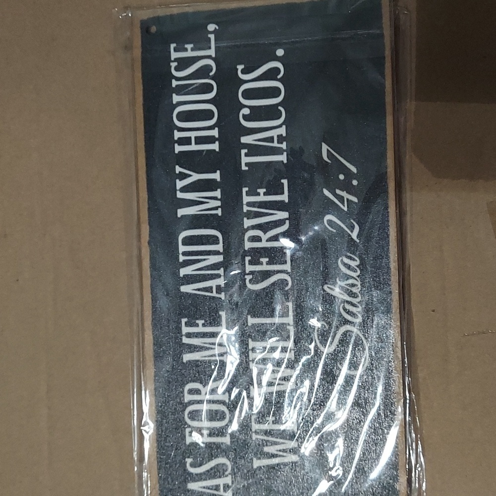 Wooden Salsa 24:7 Sign